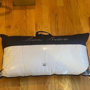 Brooks Brothers White King Size Pillow